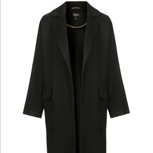 Textured slouch Duster Coat -Topshop